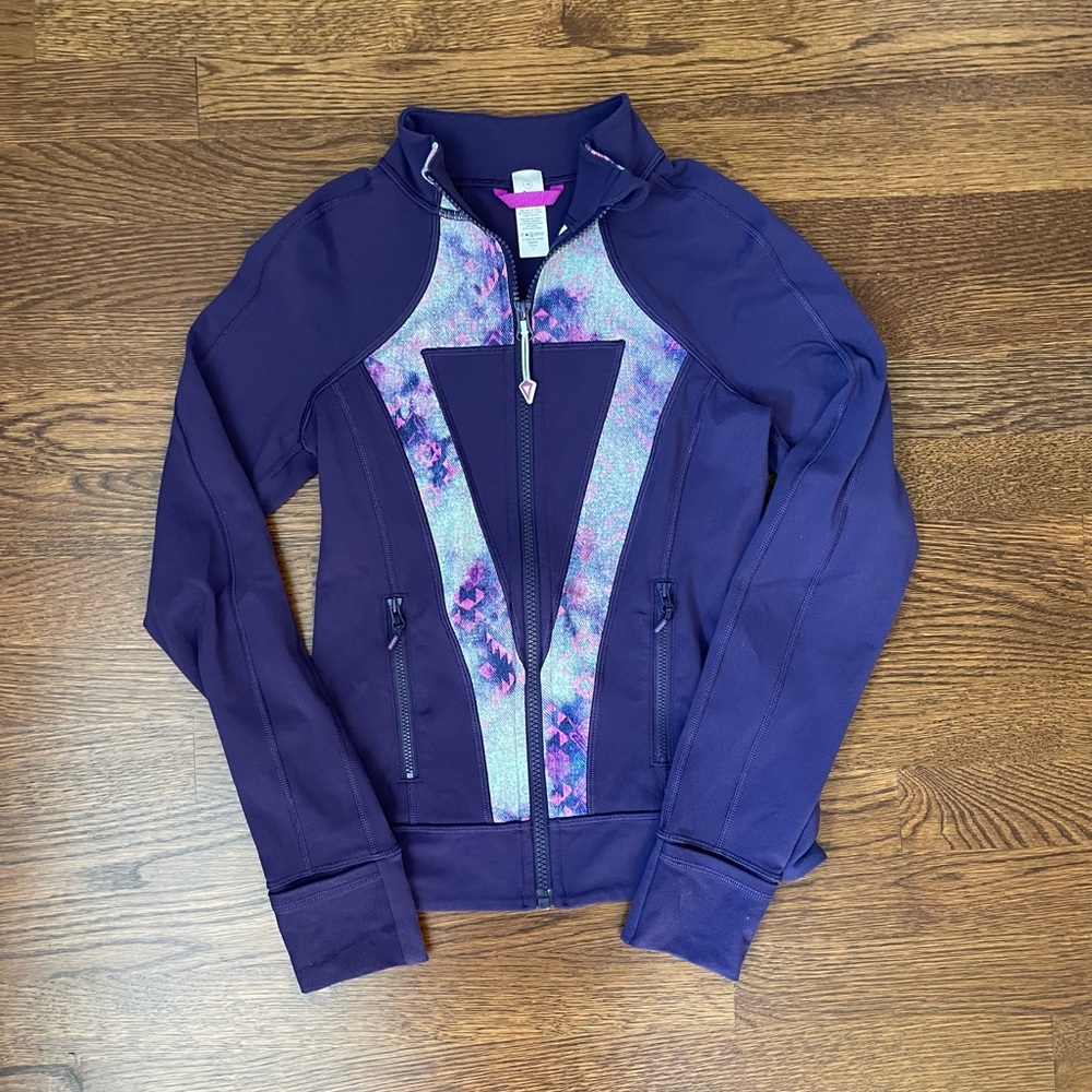 Ivivva Perfect Your Practice Zip Up Jacket - girls size 10